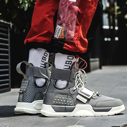 Trendy High-Top Hoverboard Shoes for Boys and Couples