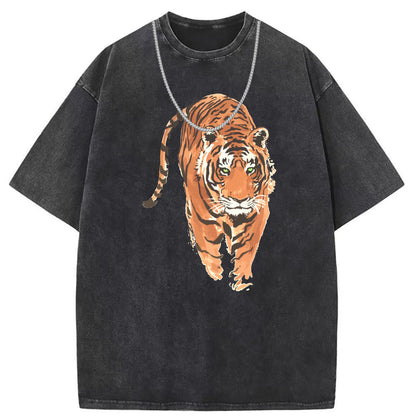 Vintage Distressed Short Sleeve T-Shirt for Couples