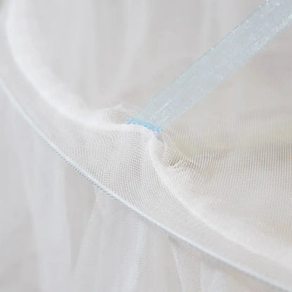 Round Ceiling Mosquito Net with Butterfly Decor (1pc)