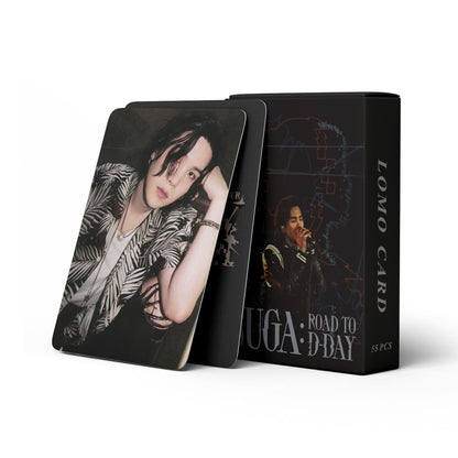 55 Min Yoongi Photo Cards - Road To D-Day LOMO Set