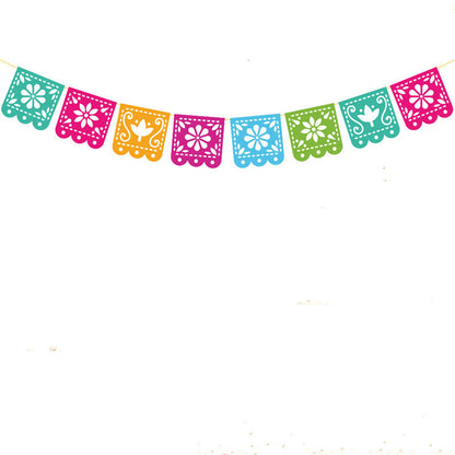 Colorful Day of the Dead Decorative Flag Bunting