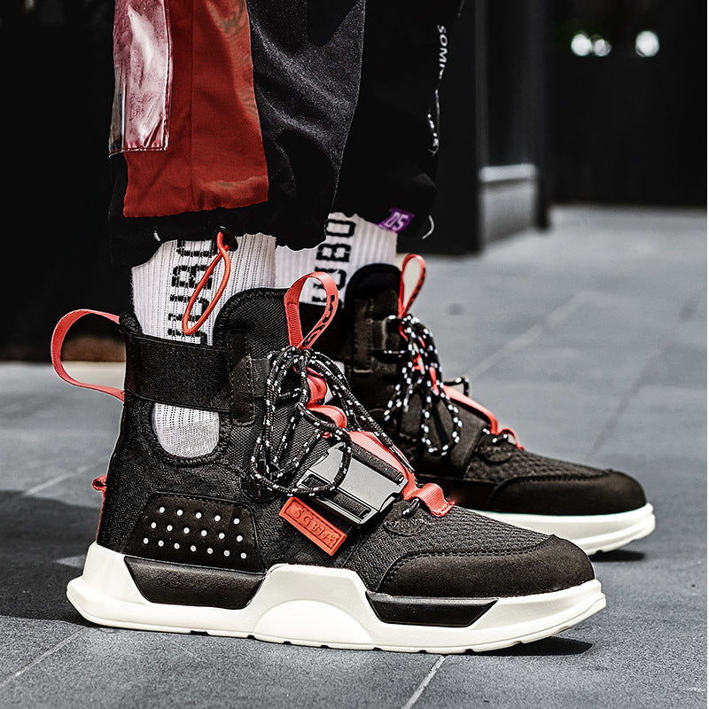 Trendy High-Top Hoverboard Shoes for Boys and Couples