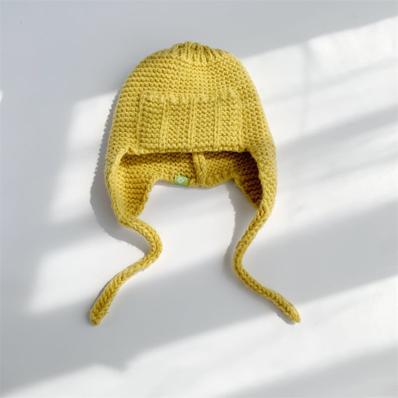 Windproof Wool Ear Protection for Women in Solid Color