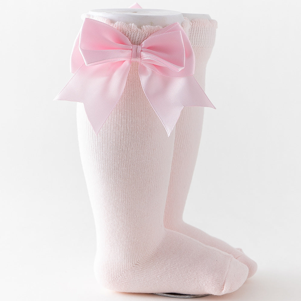12 Color Spring Autumn Princess Knee-High Baby Socks