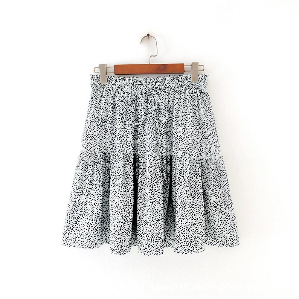 Multi-color Sexy Print Lace Slimming Skirt for Women