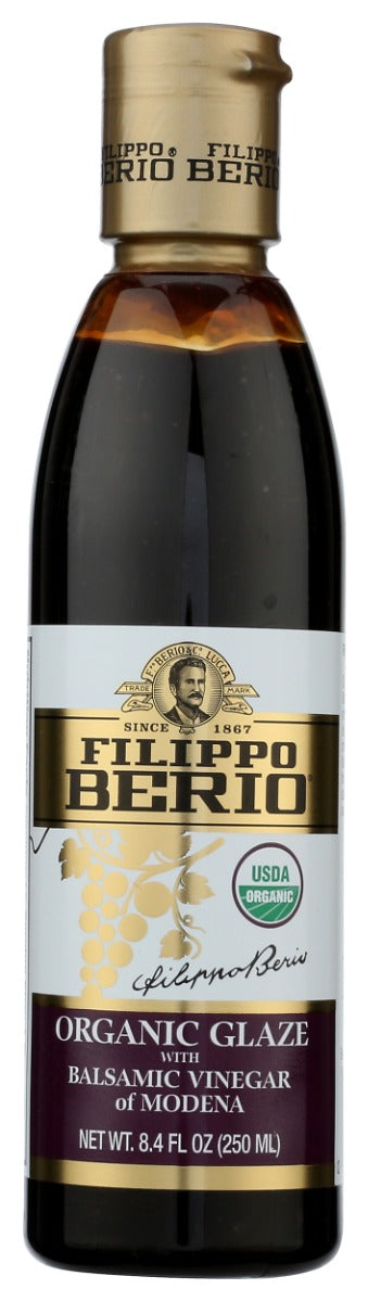 FILIPPO BERIO: Organic Glaze With Balsamic Vinegar Of Modena, 8.4 fo