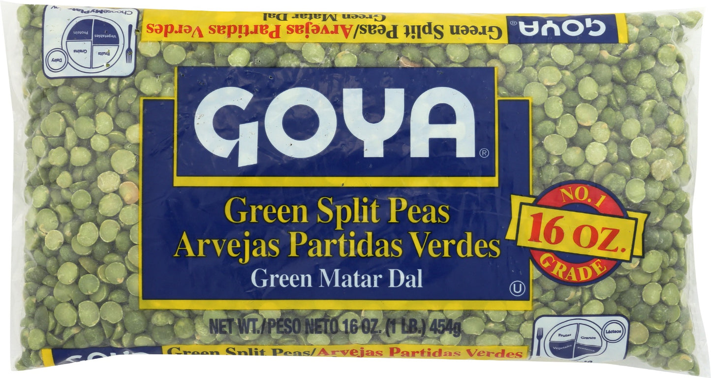 GOYA: Green Split Peas, 16 oz