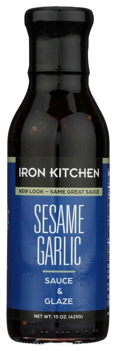 IRON CHEF: Sesame Garlic Sauce and Glaze, 15 oz