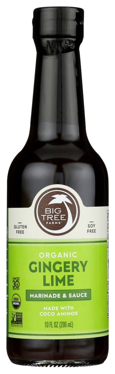BIG TREE FARMS: Organic Gingery Lime Marinade and Sauce, 10 fo