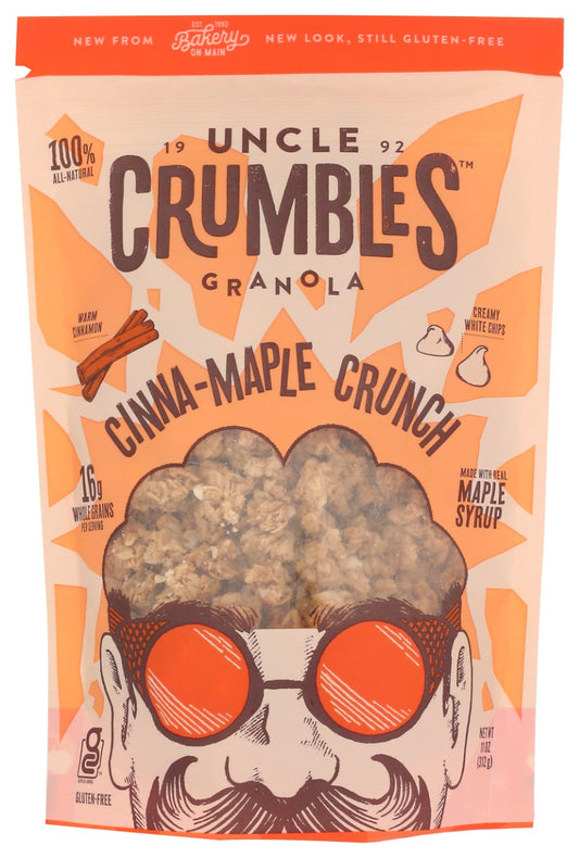 UNCLE CRUMBLES: Cinna Maple Crunch Granola, 11 oz