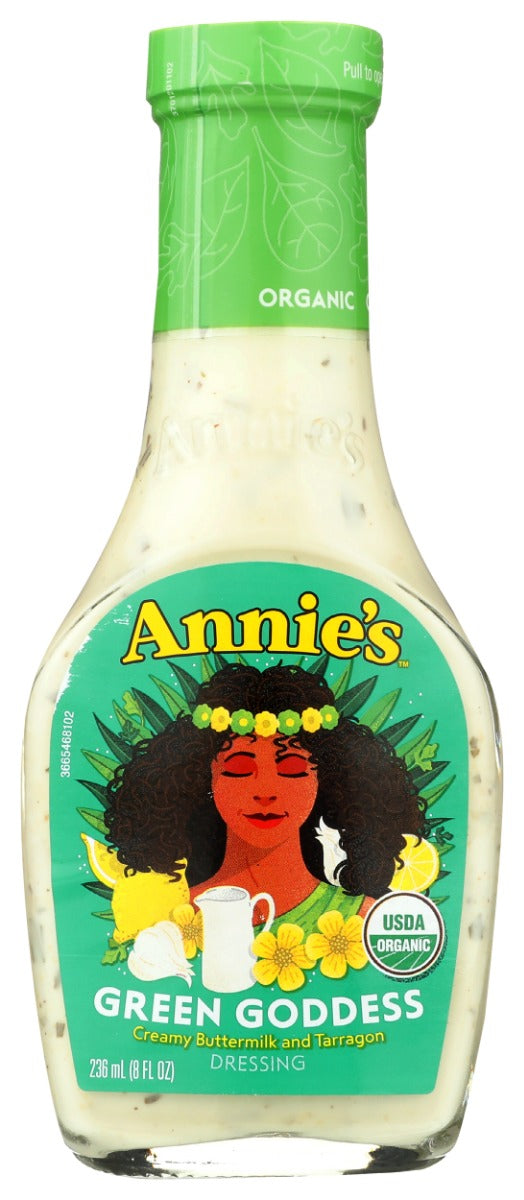 ANNIES HOMEGROWN: Organic Green Goddess Dressing, 8 oz