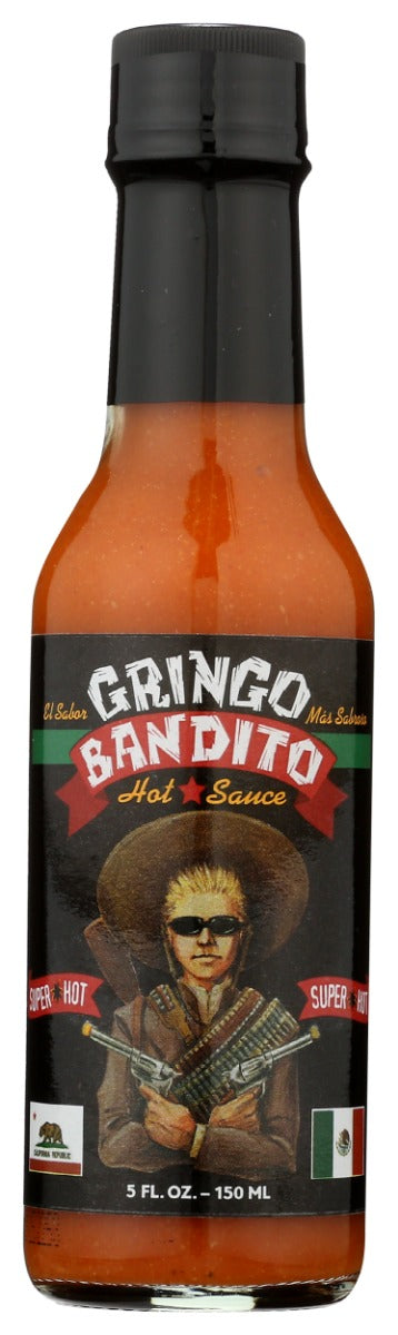 GRINGO BANDITO: Super Hot Sauce, 5 fo