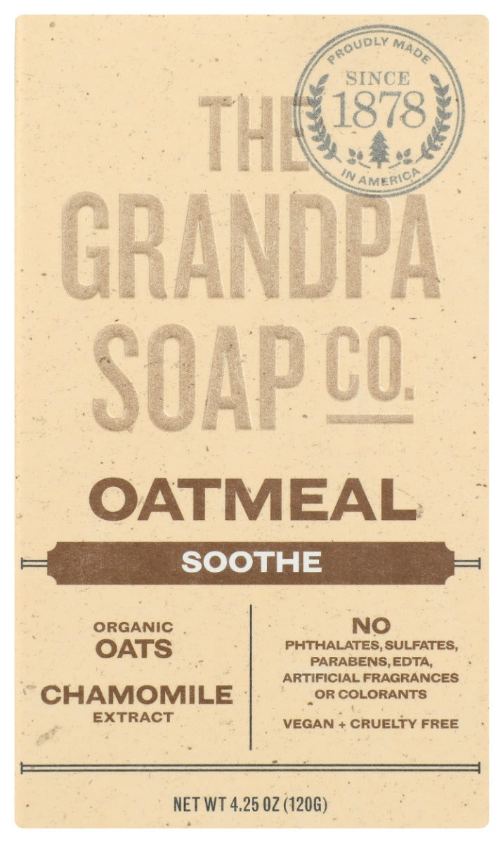 GRANDPAS: Oatmeal Bar Soap, 4.25 oz