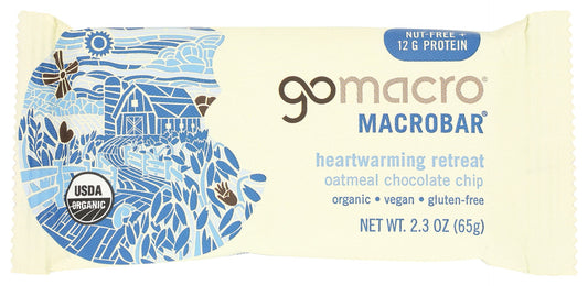 GOMACRO: Oatmeal Chocolate Chip Bar, 2.3 oz