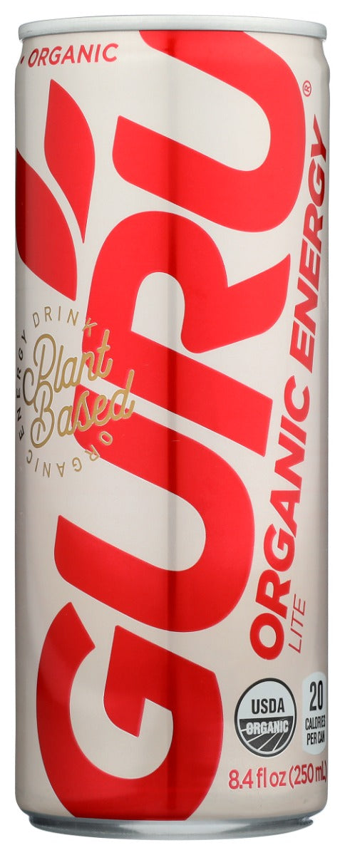 GURU: Lite Organic Energy Drink, 8.4 fo