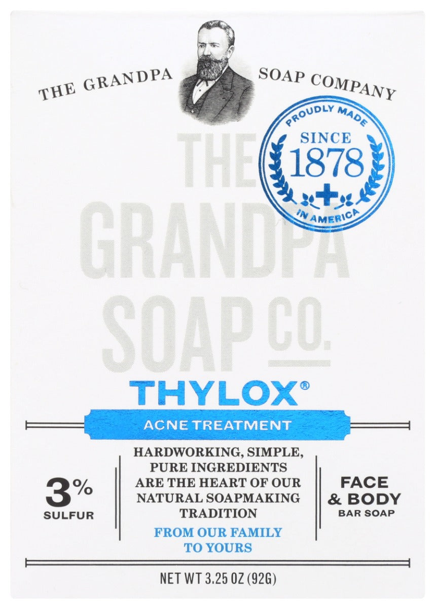 GRANDPAS: Thylox Acne Treatment Bar Soap, 3.25 oz