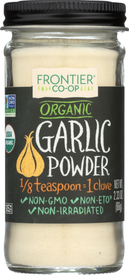 FRONTIER HERB: Garlic Powder Organic, 2.33 oz