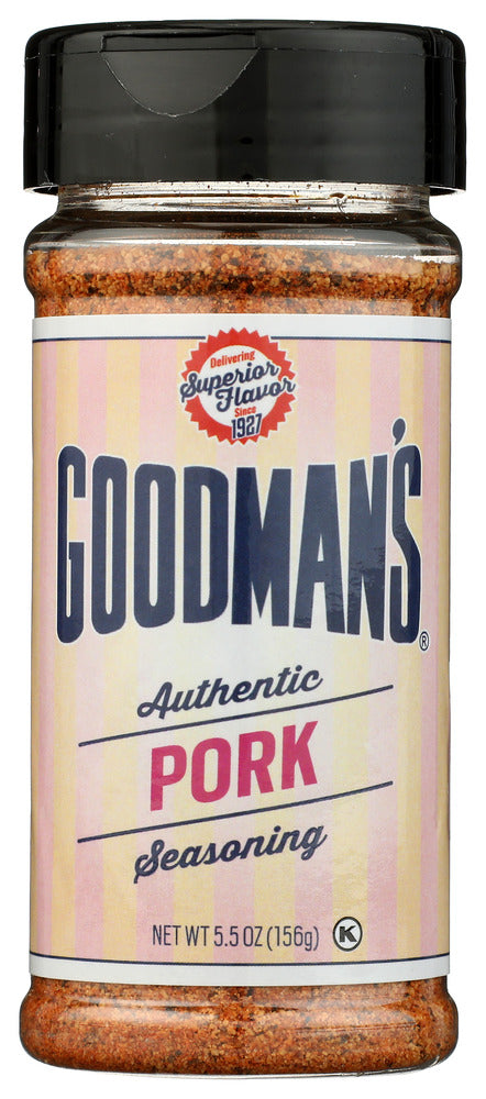 GOODMANS: Authentic Pork Seasoning, 5.5 oz