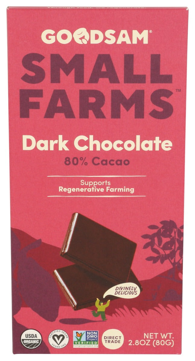 GOODSAM: Dark Chocolate Bar, 2.8 oz