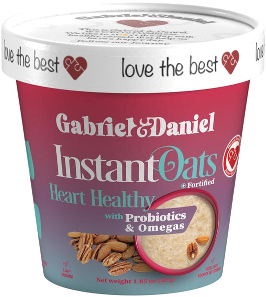 GABRIEL & DANIEL: Heart Healthy Instant Oatmeal, 1.85 oz