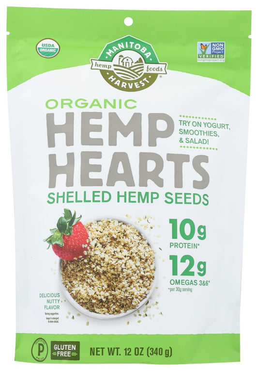 MANITOBA HARVEST: Organic Hemp Hearts, 12 oz