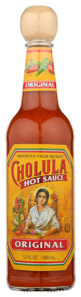 CHOLULA: Original Hot Sauce, 12 oz