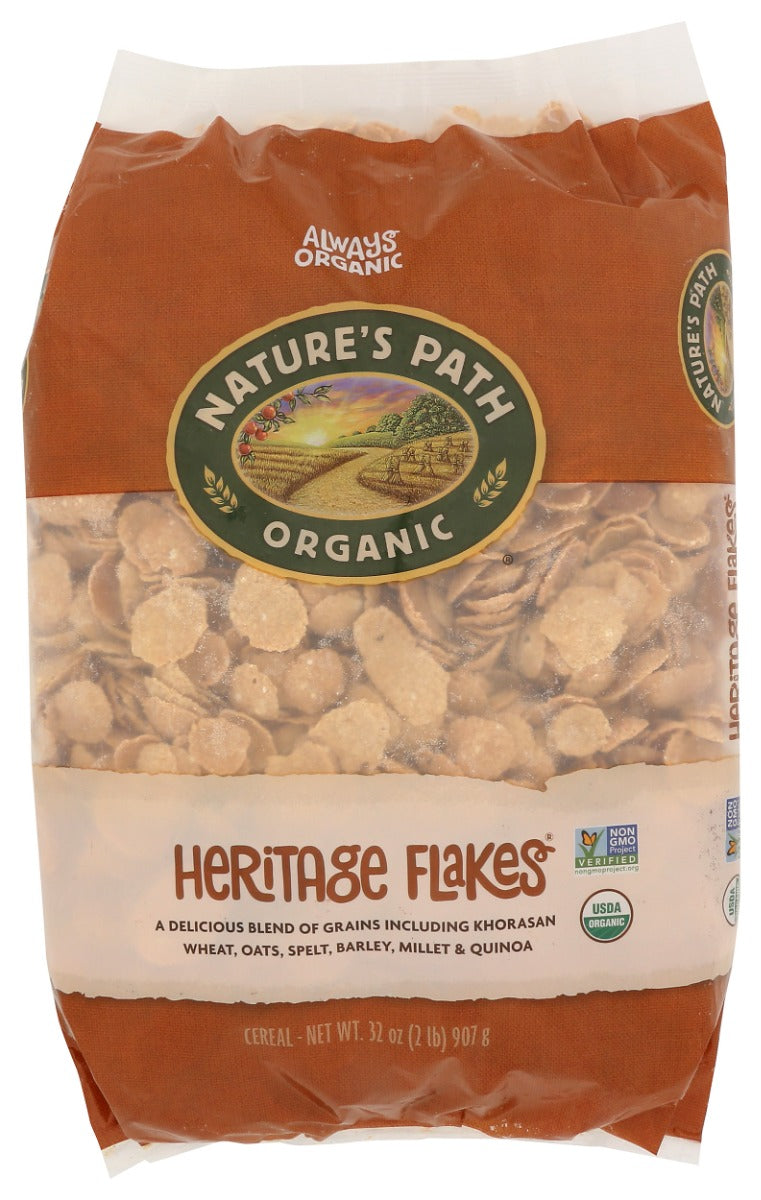 NATURES PATH: Heritage Flakes Cereal, 32 oz