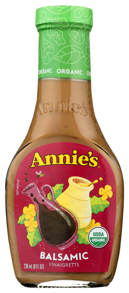 ANNIES HOMEGROWN: Organic Balsamic Vinaigrette Salad Dressing, 8 oz