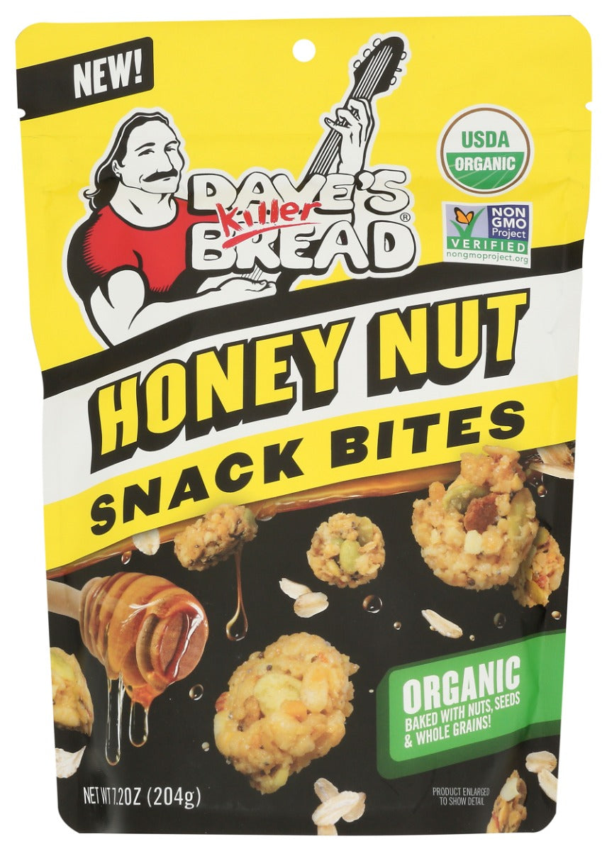 DAVES KILLER BREAD: Honey Nut Snack Bites, 7.2 oz