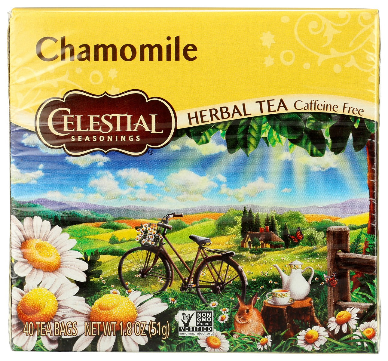 CELESTIAL SEASONINGS: Chamomile Herbal Tea, 40 bg