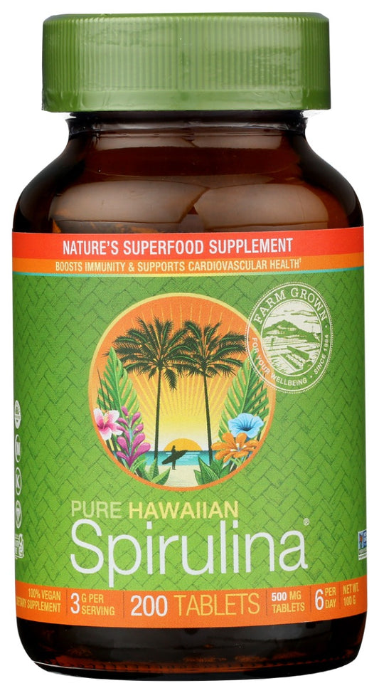 NUTREX: Hawaiian Spirulina Pacifica 500mg, 200 tb