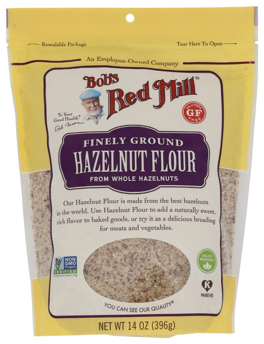 BOBS RED MILL: Hazelnut Flour Meal Natural, 14 oz