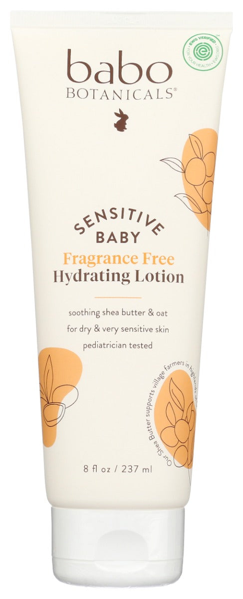 BABOBOTANI: Sensitive Baby Hydrating Baby Lotion, 8 oz