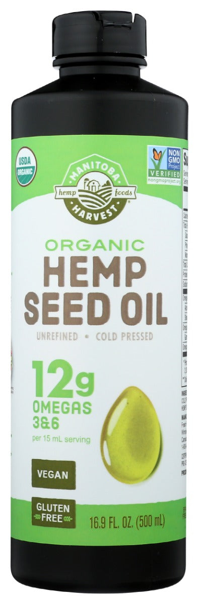 MANITOBA HARVEST: Organic Hemp Seed Oil, 16.9 oz