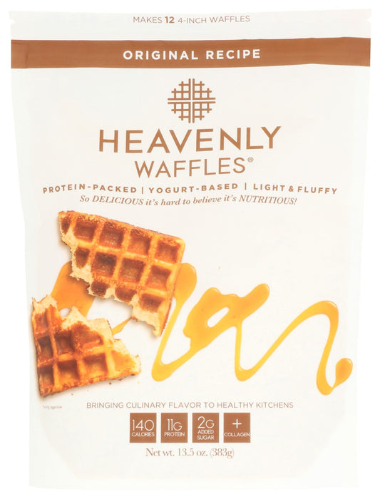 HEAVENLY WAFFLES: Original Recipe Heavenly Waffles Mix, 13.5 oz