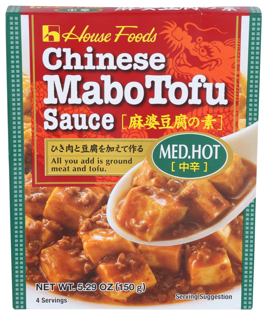 HOUSE FOODS: Chinese Mabo Tofu Sauce Medium, 5.29 oz