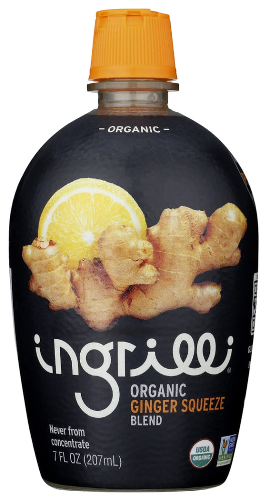 INGRILLI: Organic Ginger Squeeze Blend, 7 fo