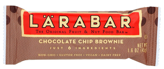 LARABAR: Chocolate Chip Brownie Bar, 1.6 oz