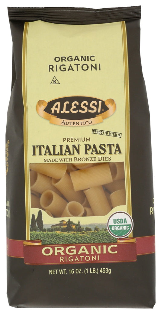 ALESSI: Organic Rigatoni, 16 oz