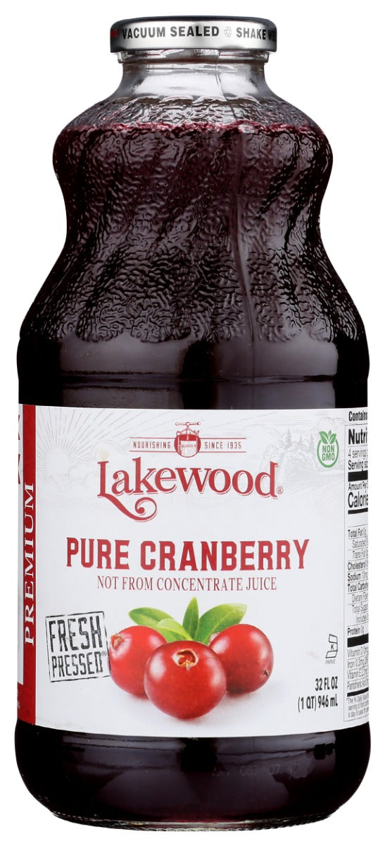 LAKEWOOD: Premium Pure Cranberry Juice, 32 fo