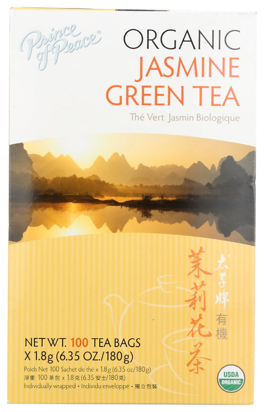 PRINCE OF PEACE: Organic Jasmine Green Tea, 100 bg