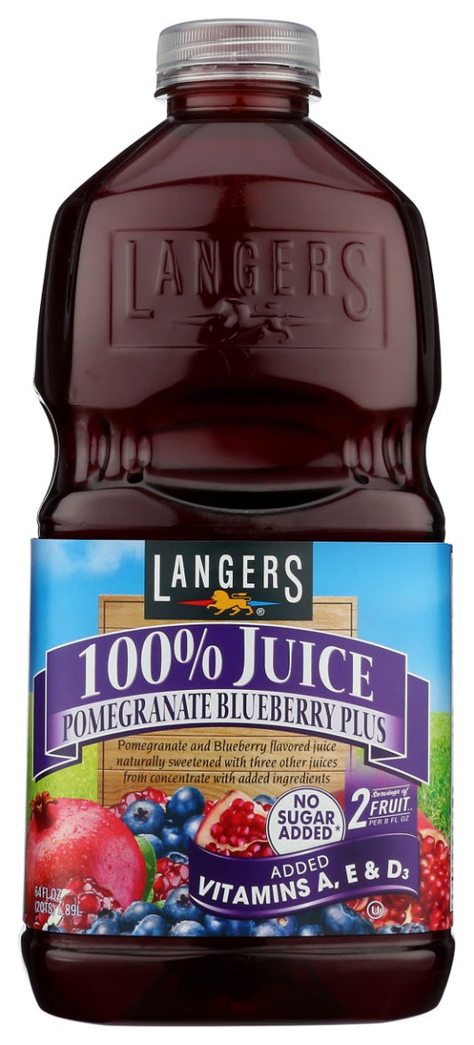 LANGERS: Pomegranate Blueberry Plus Juice, 64 fo