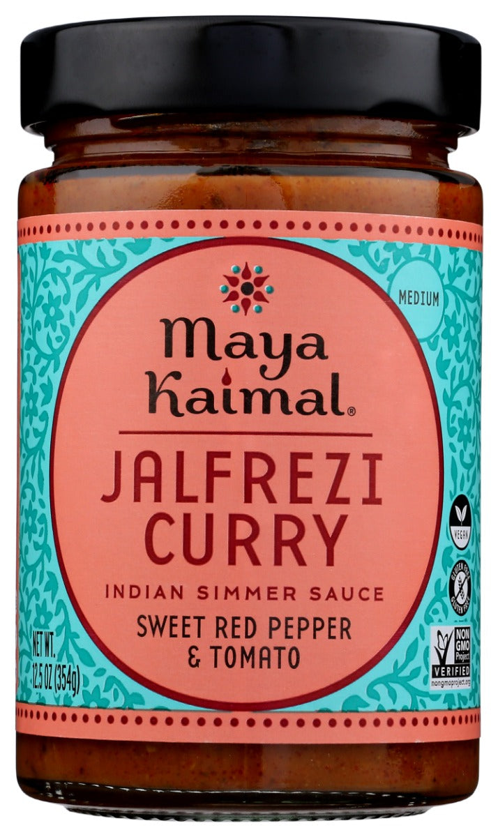 MAYA KAIMAL: Jalfrezi Curry Indian Simmer Sauce, 12.5 oz