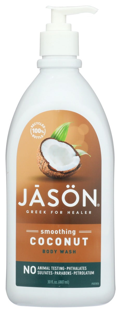 JASON: Smoothing Coconut Body Wash, 30 oz