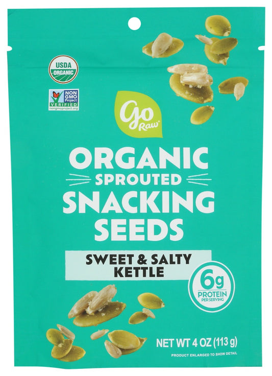 GO RAW: Sweet and Salty Kettle Snacking Seeds, 4 oz