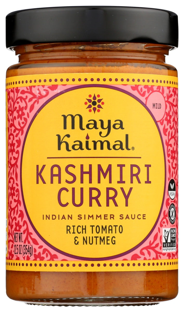 MAYA KAIMAL: Kashmiri Curry Indian Simmer Sauce, 12.5 oz