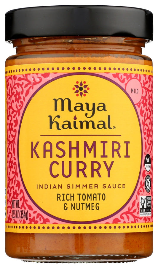 MAYA KAIMAL: Kashmiri Curry Indian Simmer Sauce, 12.5 oz