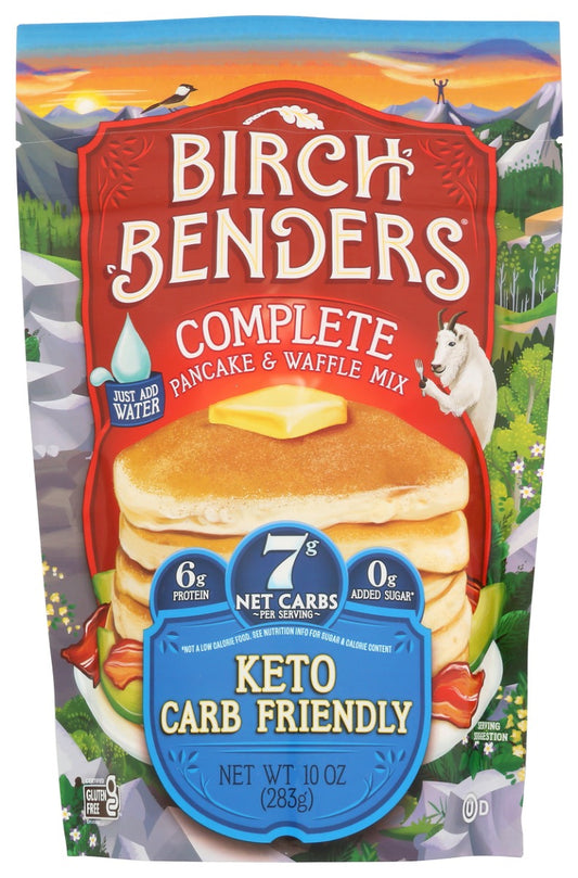 BIRCH BENDERS: Keto Pancake and Waffle Mix, 10 oz