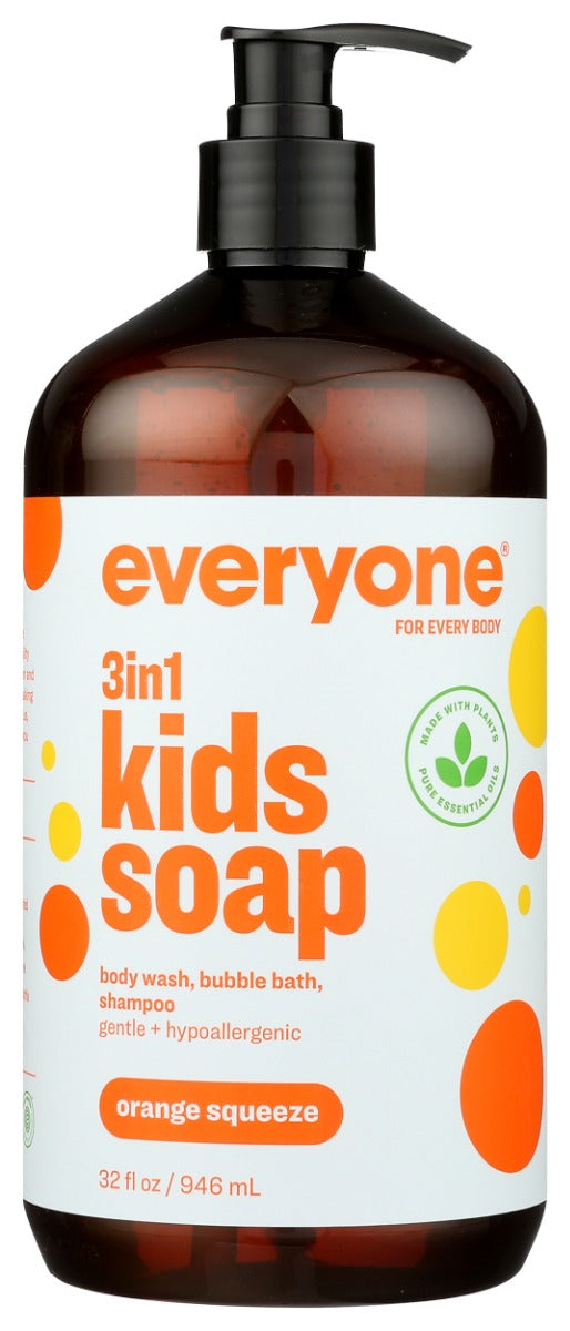 EVERYONE: Orange Squeeze Kids 3in1 Soap, 32 oz