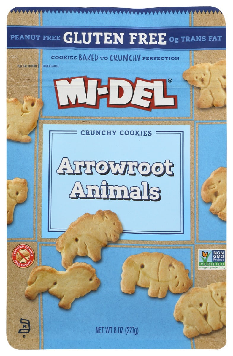 MIDEL: Gluten Free Arrowroot Animals Cookies, 8 oz